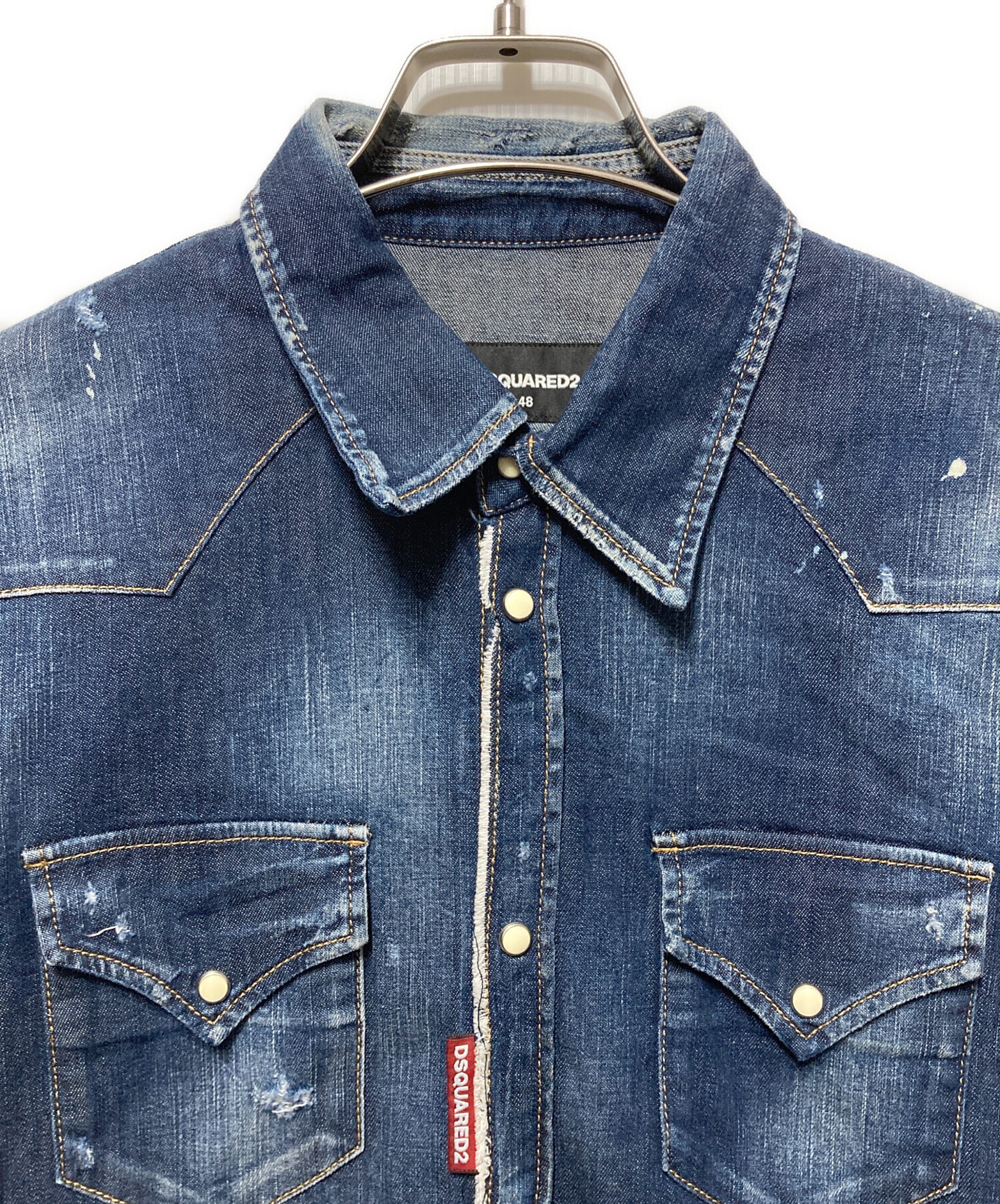 中古・古着通販】DSQUARED2 (ディースクエアード) ダメージ加工