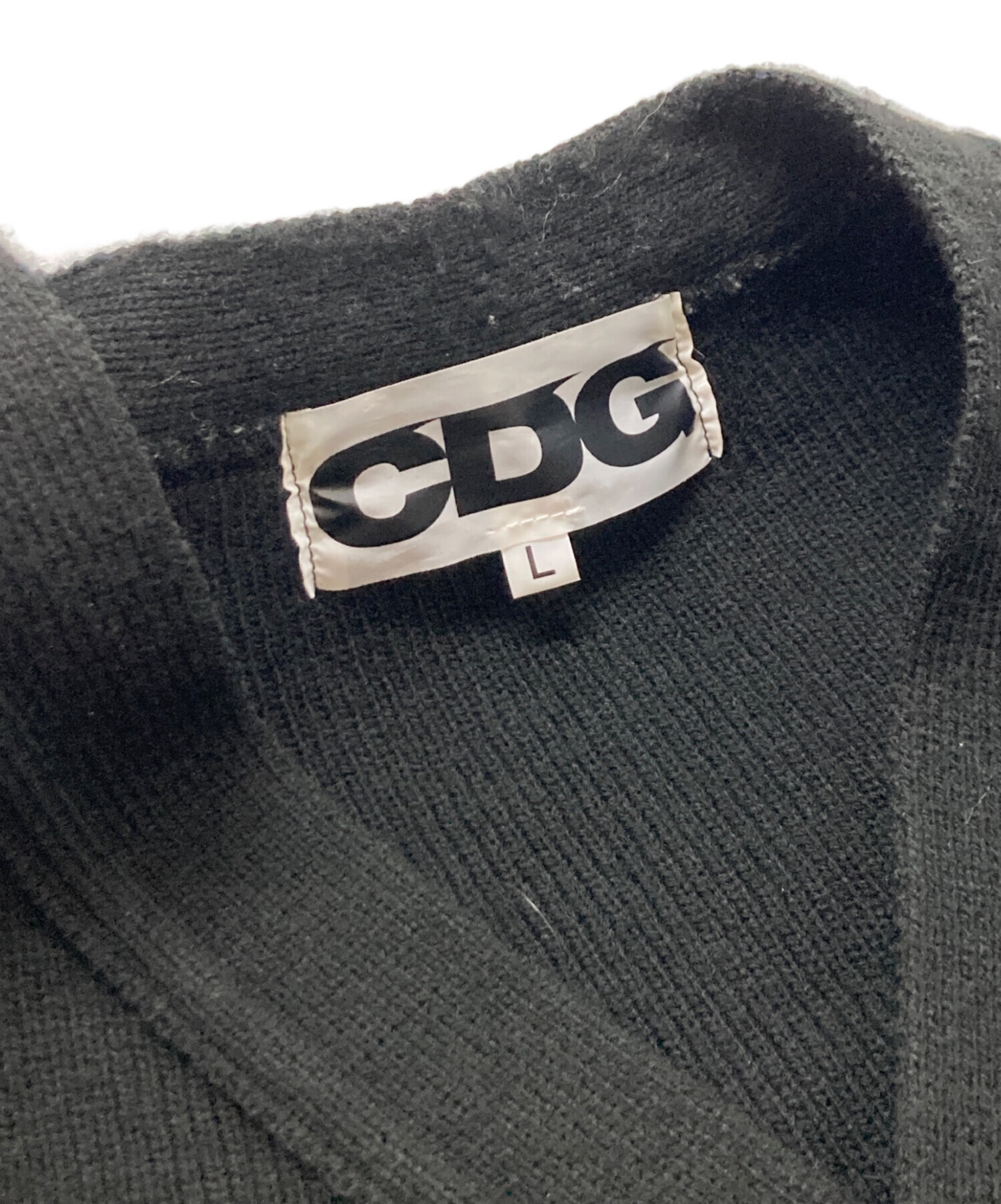 中古・古着通販】CDG (シーディージー) ねじれニットカーディガン/シー
