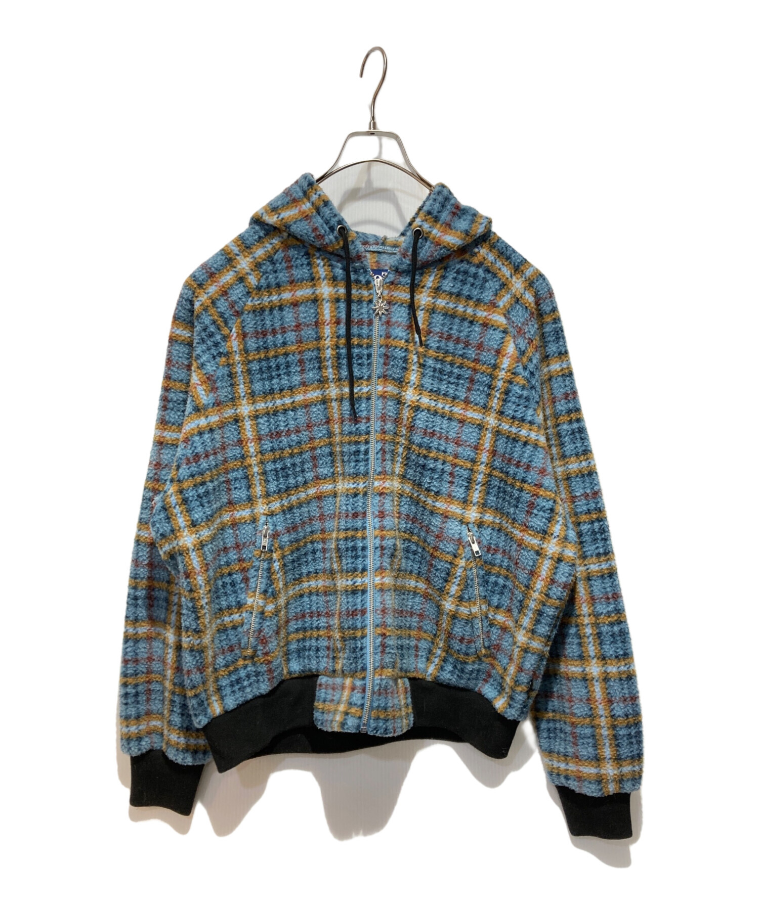 中古・古着通販】BoTT (ボット) Fleece Zip Hoodie ブルー サイズ:M