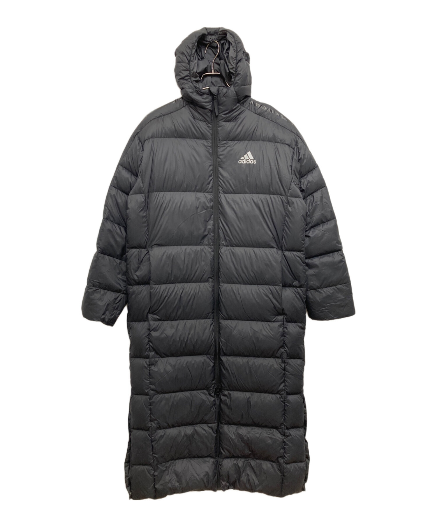 中古・古着通販】adidas (アディダス) ダウンコート ブラック サイズ:M