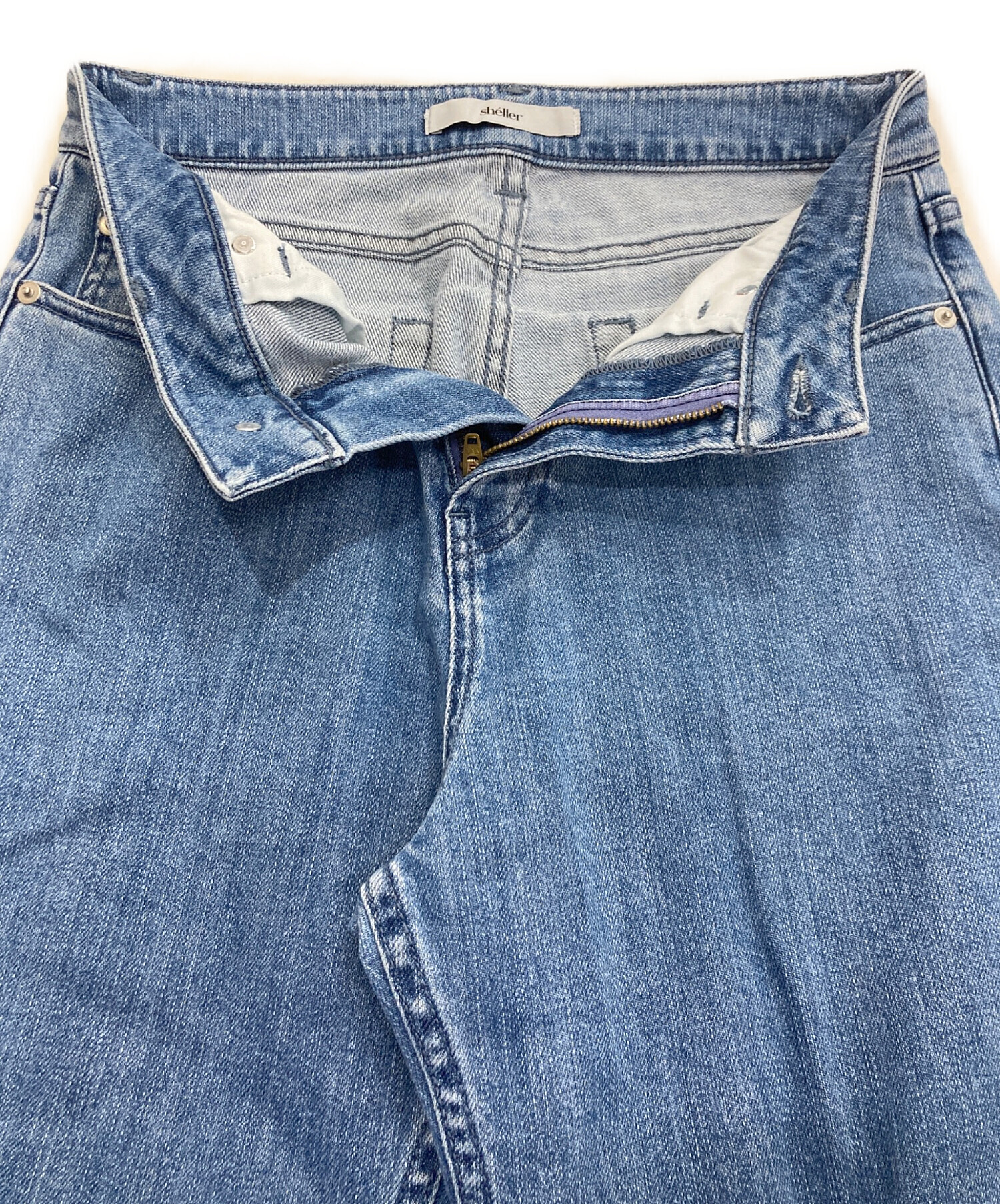中古・古着通販】sheller (シェリエ) デニムパンツ SL131040415 ブルー