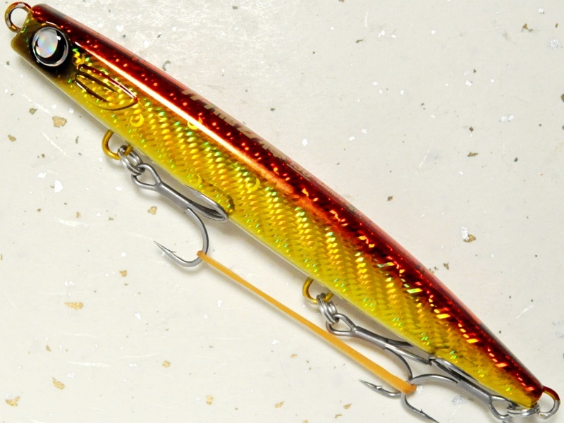 ジャンプライズ かっ飛び棒130シャローライト：＃11 赤金グローベリー