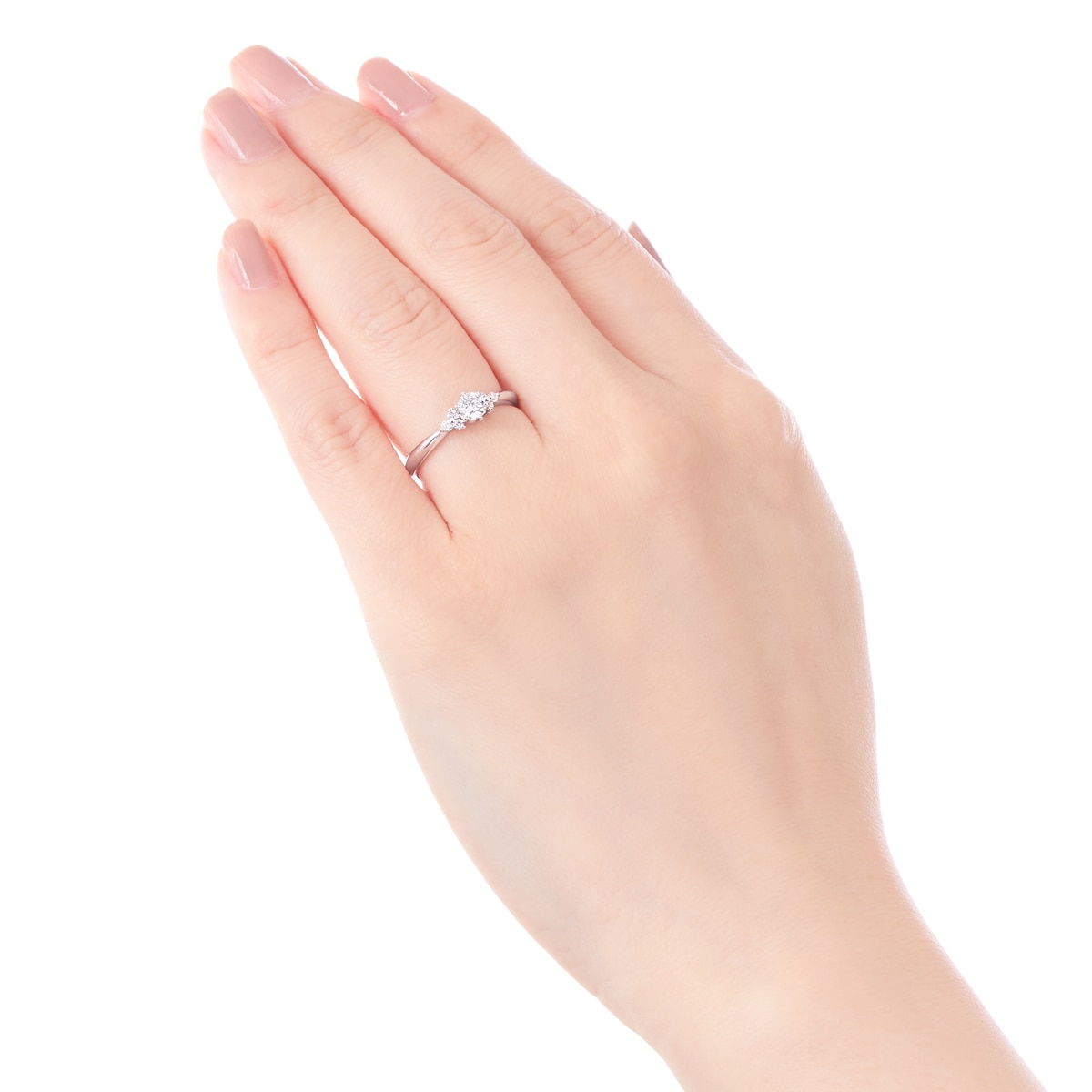 プラチナ鑑定書付ダイヤモンドリング（0.23カラット）(RKR021