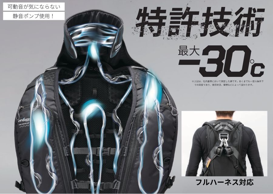 アイスマン山真製鋸2025年冷却ベストICEMAN PRO-X2 作業服の寺田衣料