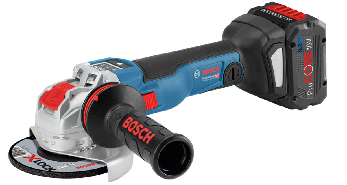 ボッシュ GWX18V-10SC5 X-LOCK 125mmコードレスディスクグラインダー