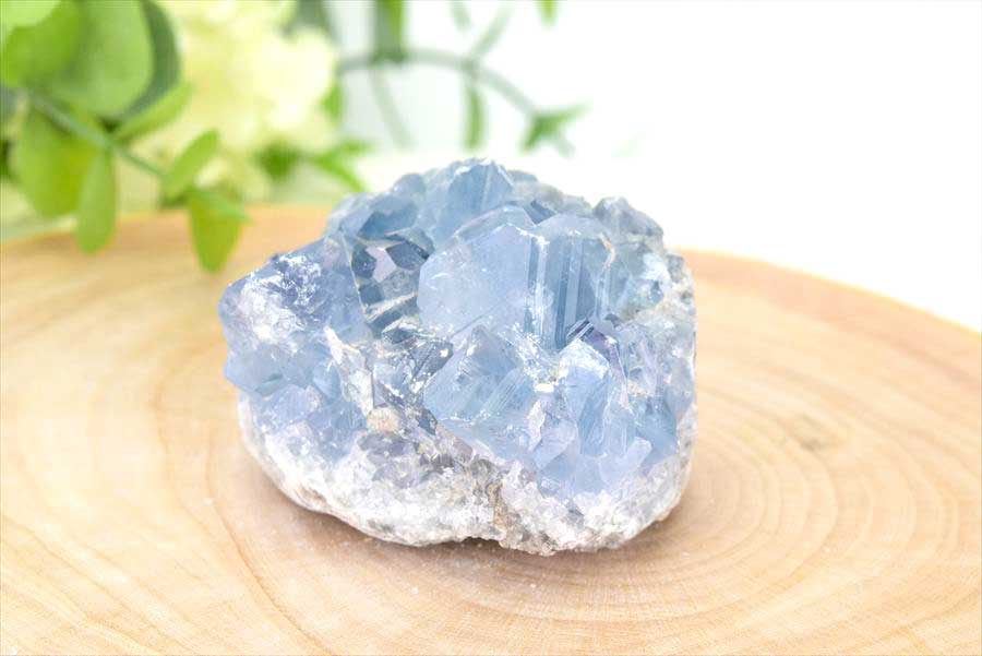 マダガスカル産 セレスタイト クラスター 原石｜天青石