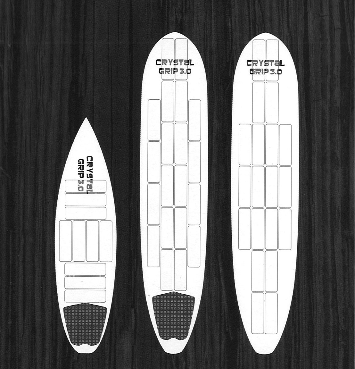 CRYSTAL GRIP 3.0 FLAT LONG 20Sheet クリスタルグリップ ロングボード
