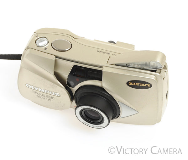 Olympus Stylus Epic Zoom 115 35mm Point & Shoot Film Camera [EXC]