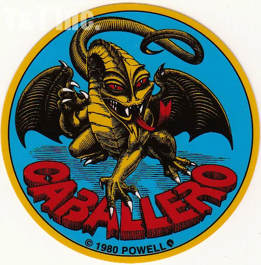 パウエルキャバレロオリジナルドラゴン・パウエルペラルタ・ステッカー