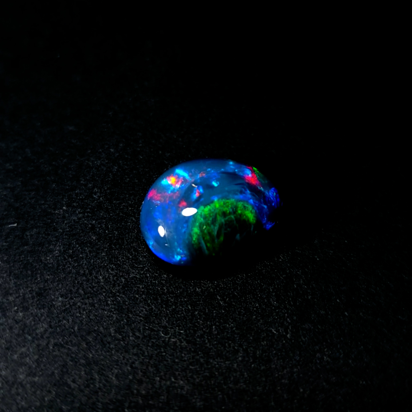 ブラックオパール7.08ct(中央宝石研究所宝石鑑別書付) | ユアエメラルド