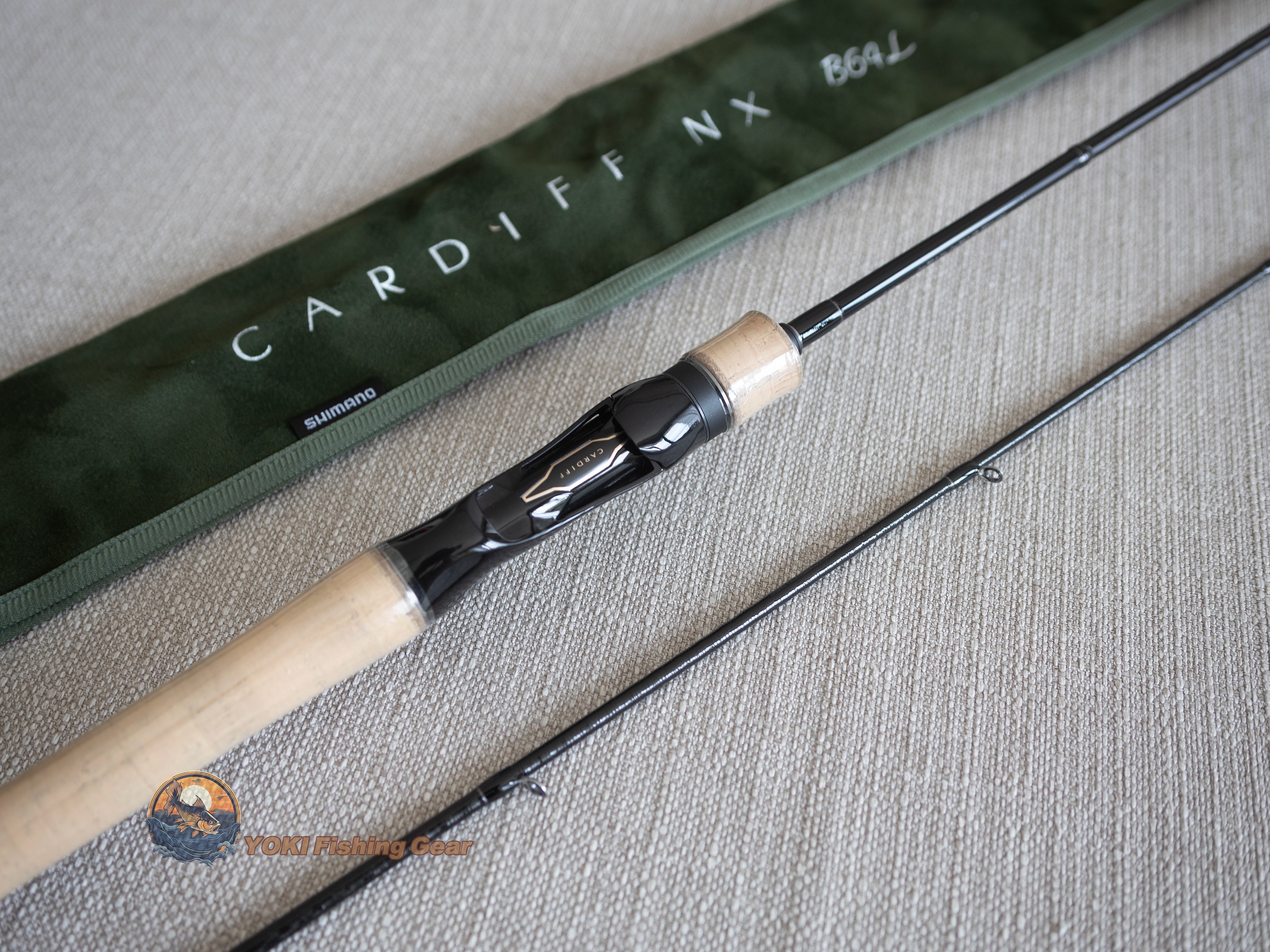 Brand New Shimano 21 Cardiff NX B64L Baitcasting Rod for Trout