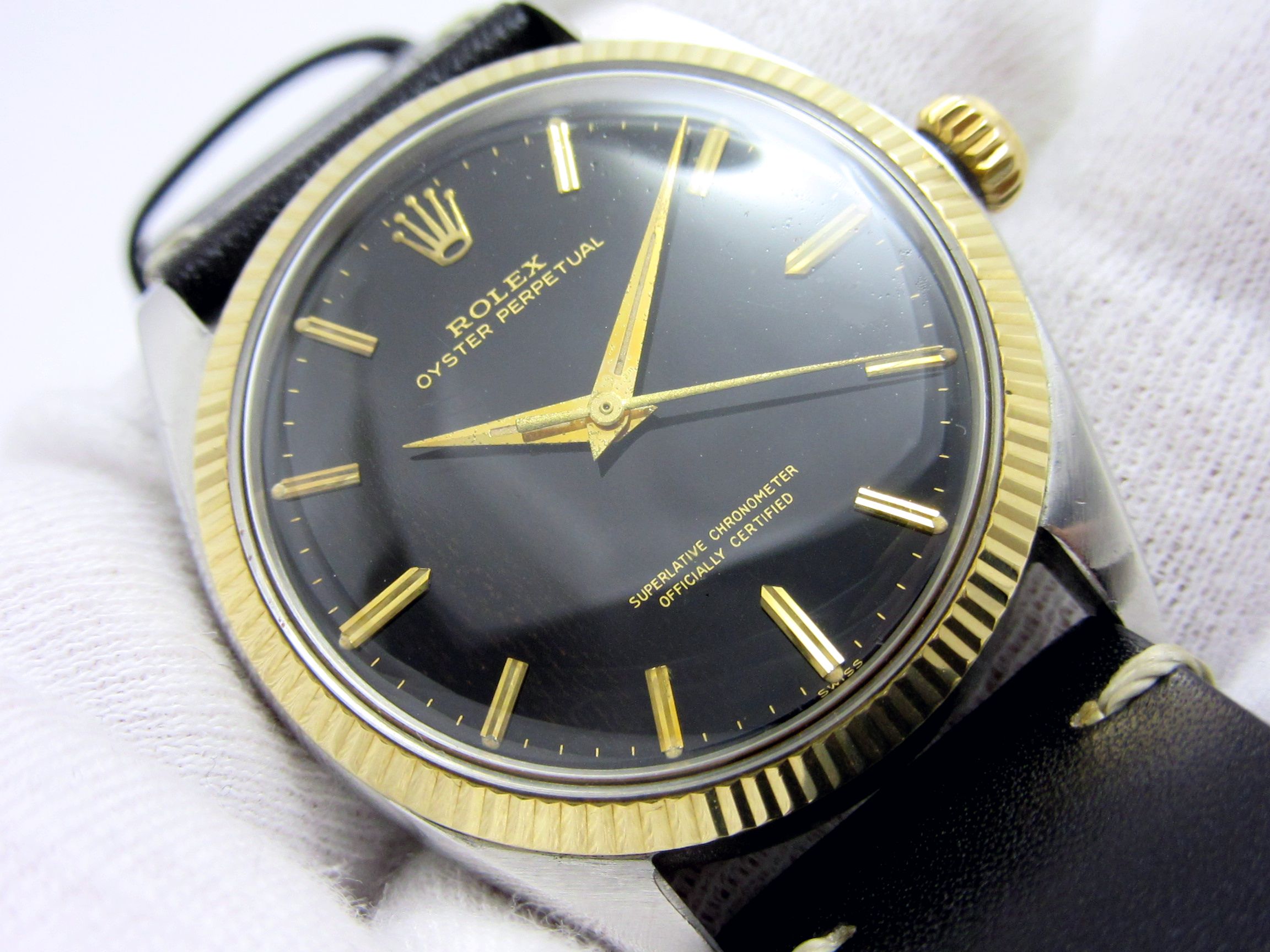 ロレックス ROLEX ”ミラーダイヤル オイスター パーペチュアルRef1005