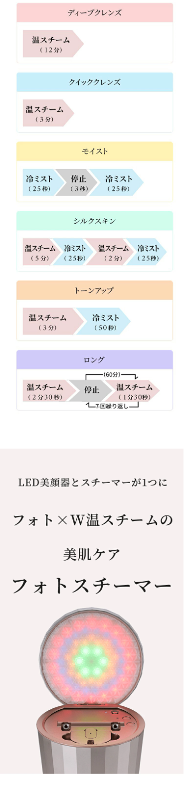 フォトスチーマー｜ヤーマン公式通販サイト | ヤーマンオンラインストア