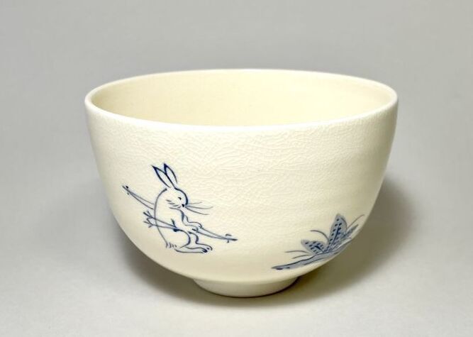 京焼・清水焼 抹茶碗 青高山寺 （あおこうざんじ）｜清水焼・陶器の