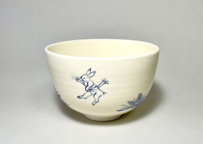 京焼・清水焼 抹茶碗 青高山寺 （あおこうざんじ）｜清水焼・陶器の