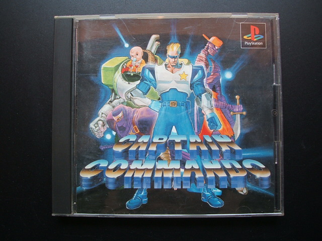 CAPTAIN COMMANDO キャプテンコマンドー 箱説有 PS1プレイステーション
