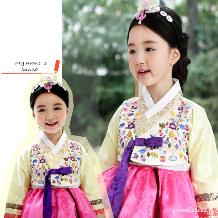 チマチョゴリセットyスナ(身長100～102cm 4号サイズ) セット 夢市場