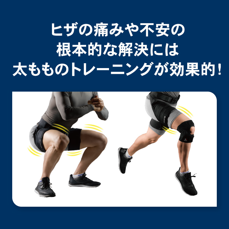 トレーニングサポート ザムスト MOTIONAID THIGH LOAD 装着して運動