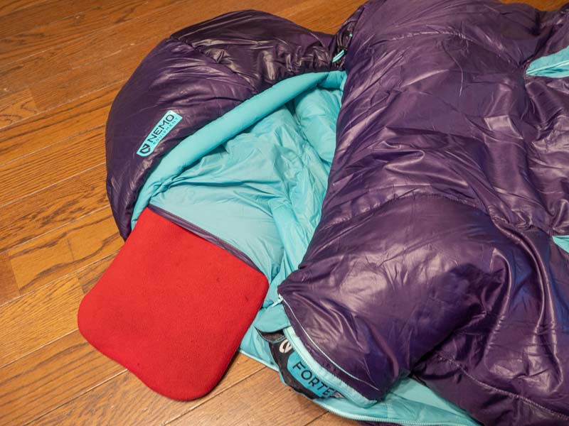 ニーモ フォルテ20女性用が快適な寝心地で低身長な人にオススメの冬用