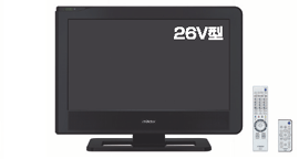 地上・BS・110度CSデジタルハイビジョン液晶テレビ「LT-26L1（-W/-B