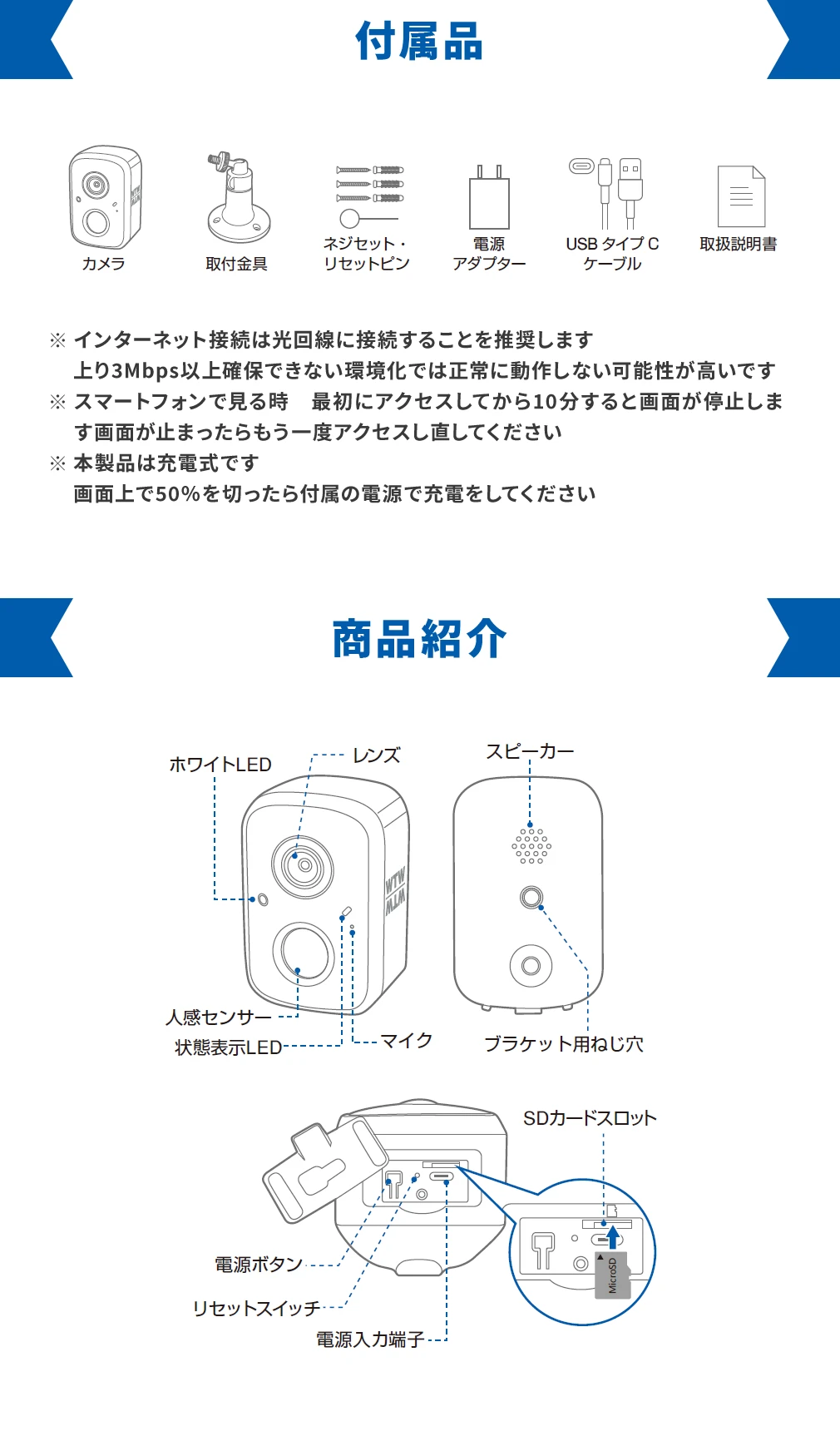 防犯カメラ 工事不要 監視カメラ 屋内 屋外 スマホ WIFIソーラー AI