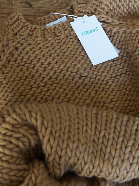 Maiami basic Wool Basic Sweater ☆ Left Knit | 大阪心斎橋のメンズ