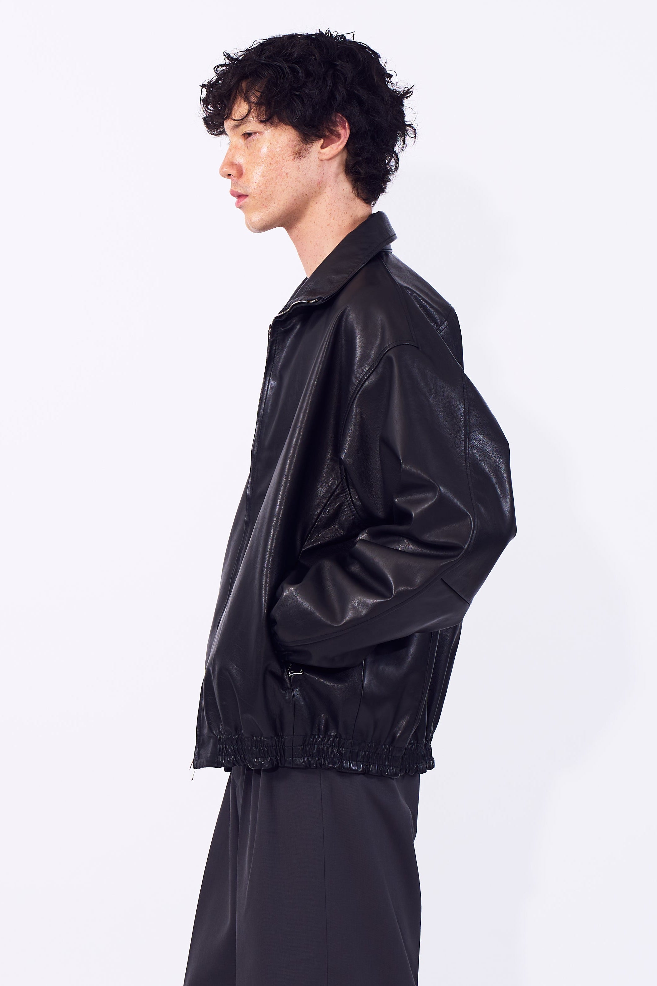 Carf Leather Truck Jacket | YOKE Official Website