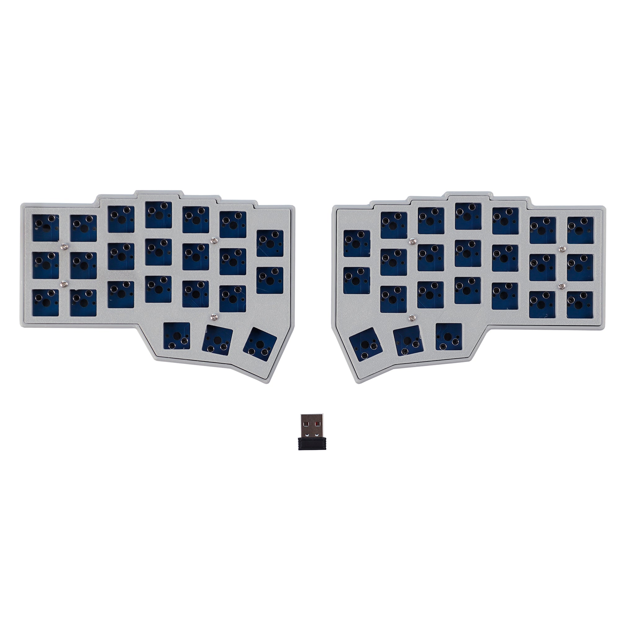 YMDK 2.4Ghz Wireless Split Keyboard Corne V4 46 Keys Ergonomic Hotswap