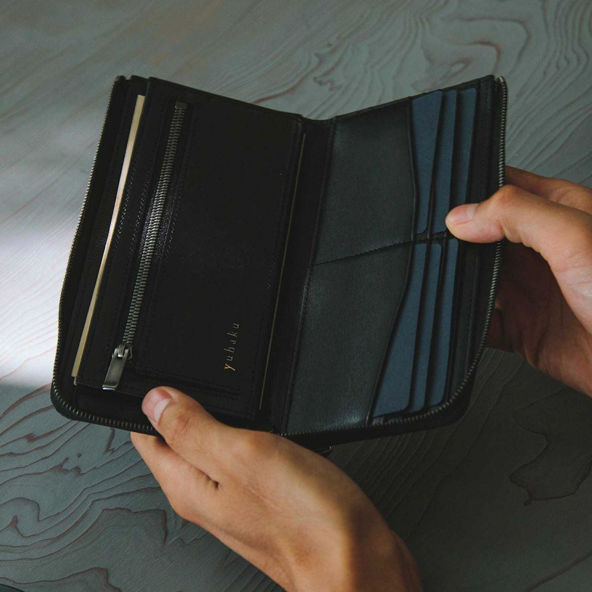 YLO124 L字ファスナーウォレット ｜美しい色彩の革財布、革製品通販