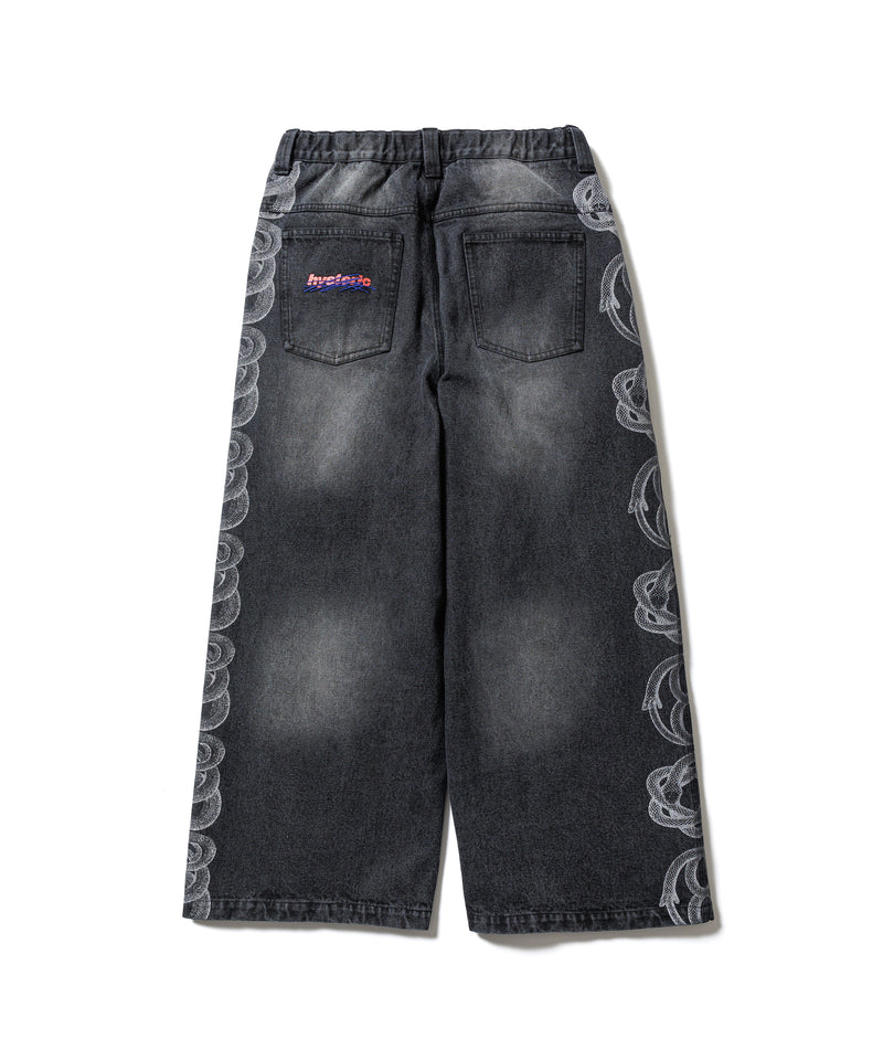 HYSTERIC GLAMOUR genzai SNAKE BAGGY DENIM PANTS – YZ