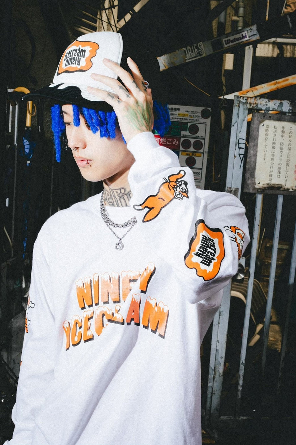 9090 × ICECREAM Mesh Cap – YZ