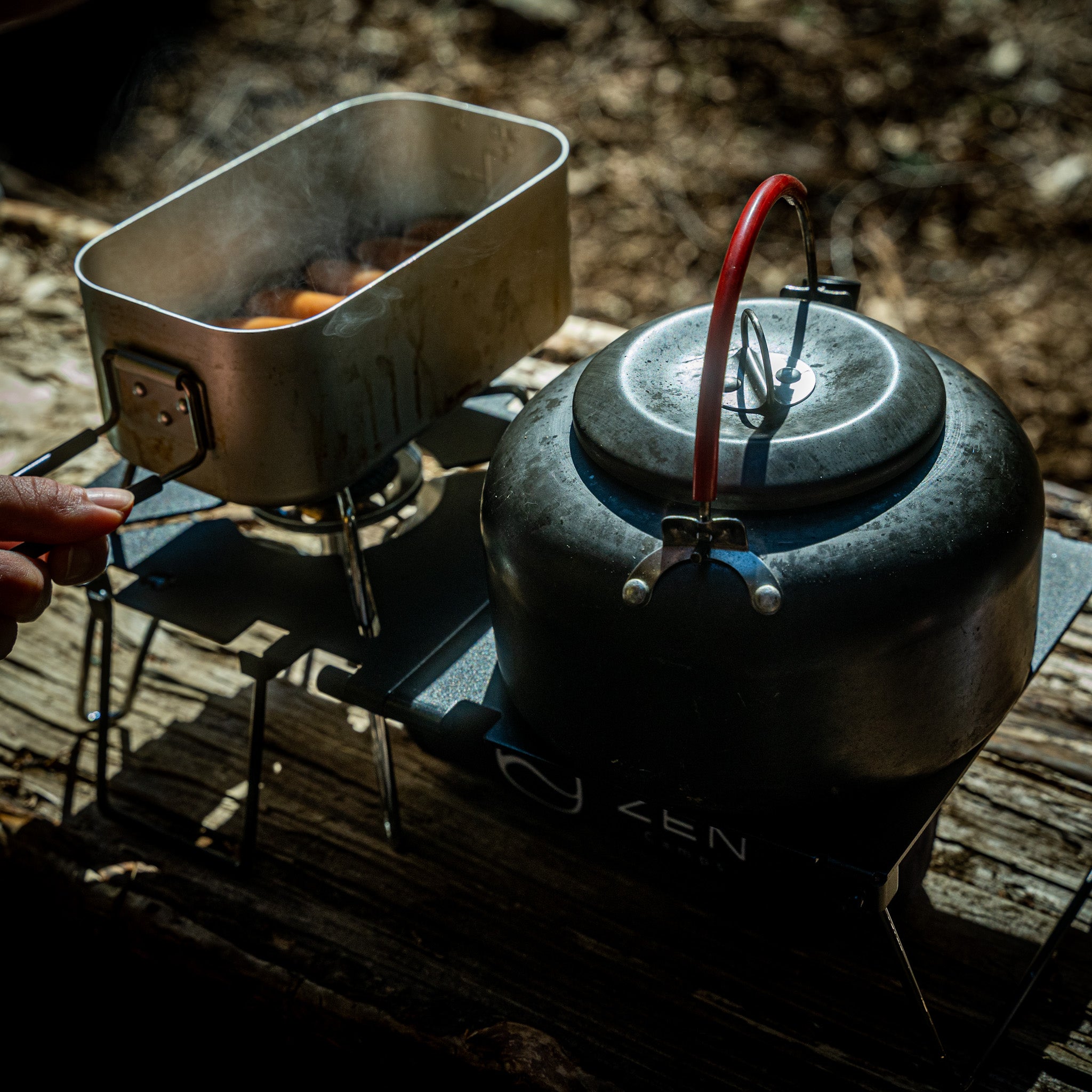 SOTO ST-310、ST-340 Rangeシングルバーナー用 遮熱板兼テーブル CB缶