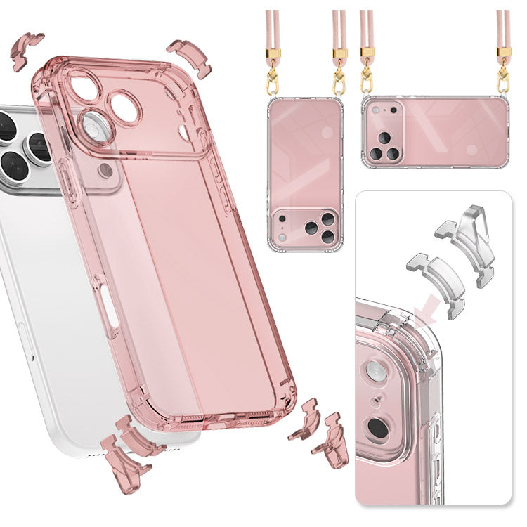 ストラップセット or ケース単品】4カラー｜ストラップホール付け替え