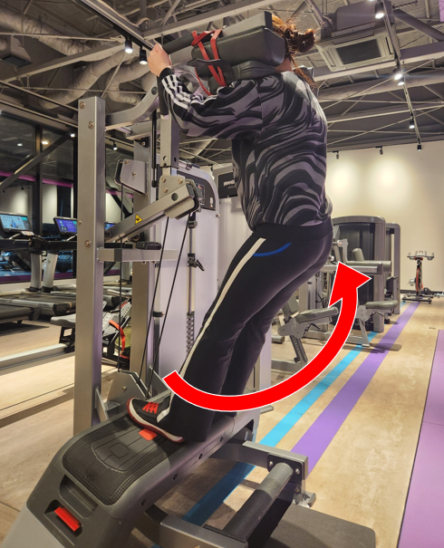 筋トレ】カーフマシンで行なうレバレッジ・スクワット