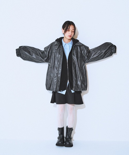 JEANASIS（ジーナシス） ブルゾン アウター ヴィンテージパファー