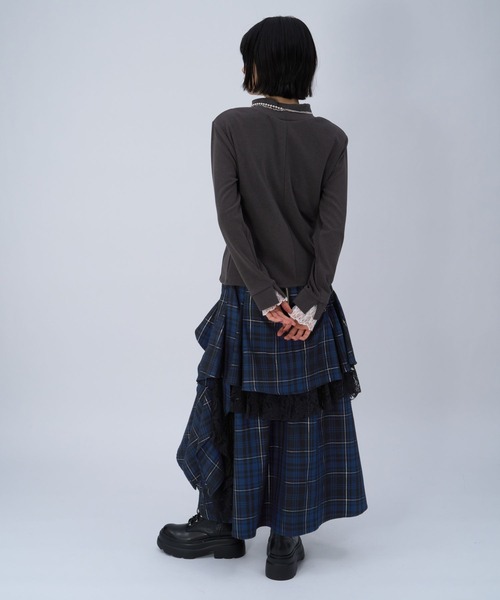 HARE（ハレ） スカート タータンチェックティアードスカート(HARE