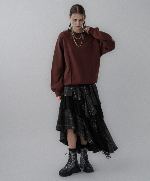 HARE（ハレ） スカート タータンチェックティアードスカート(HARE