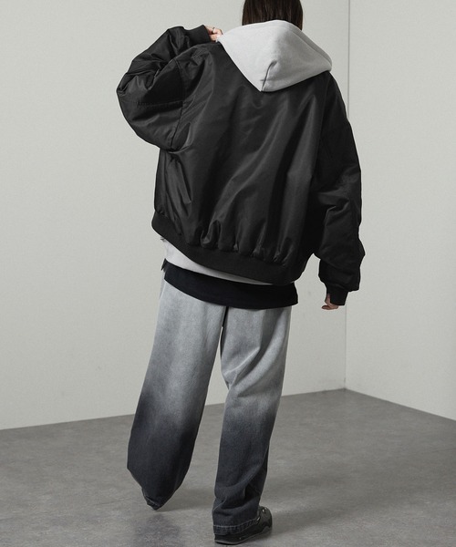 ma1 ma-1 「Alfred Alex」リバーシブルボンバースカジャンMA-1 メンズ