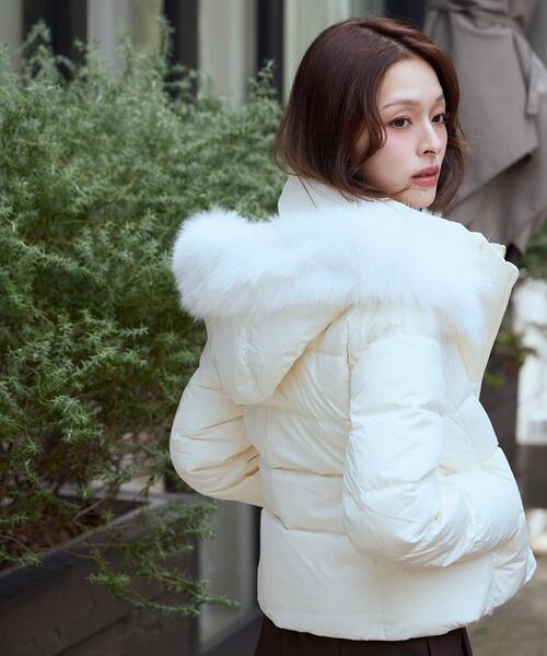 AND COUTURE（アンドクチュール） ダウンコート ダウンジャケット FOX