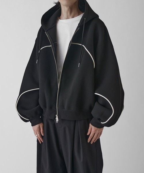 Lui's（ルイス） パーカー 「Neucon」VOLUME PIPING ZIP HOODIE
