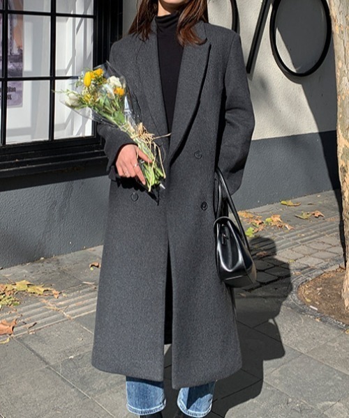 DIAVEL コート チェスターコート ピークドラペルロングコート