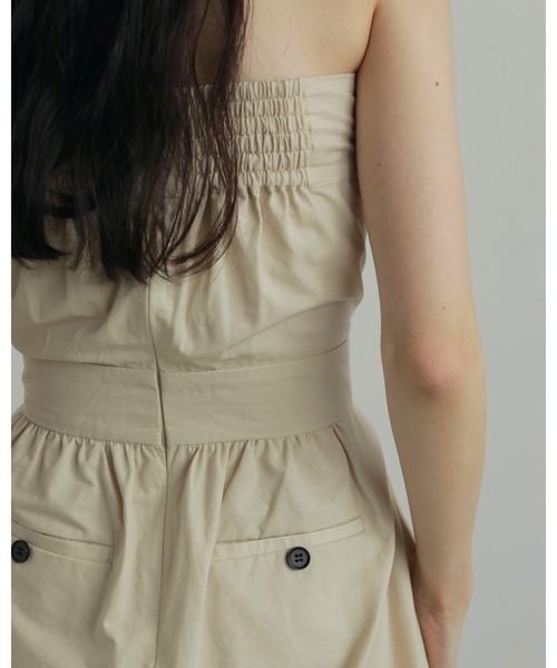 anuke（アンヌーク） サロペット オーバーオール Wide Bare