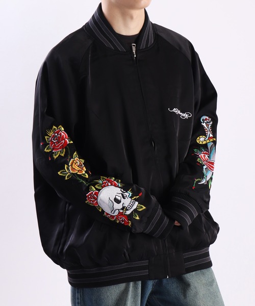 Ed Hardy（エド・ハーディー） スカジャン ラブキル スカジャン メンズ