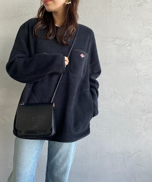 Danton（ダントン） アウター フリース ノーカラープルオーバー