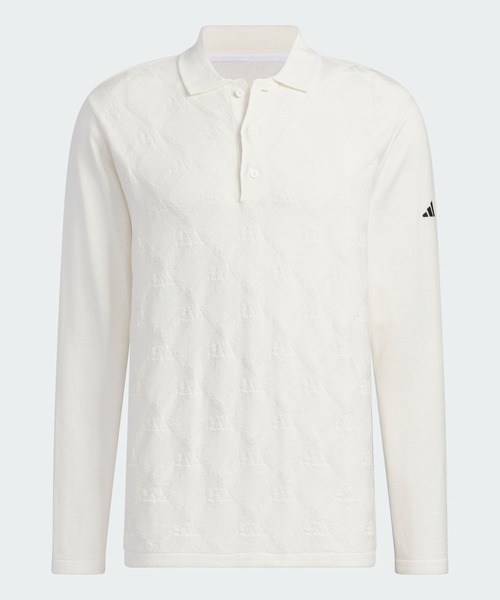 adidas（アディダス） ポロシャツ アーガイル柄 セーター ポロ「adidas