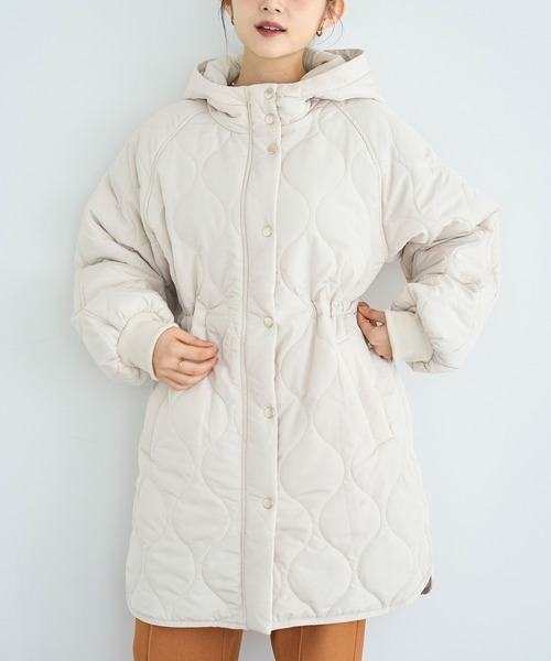 mil（ミル） ダウンコート ダウンジャケット キルティング中綿ミドル