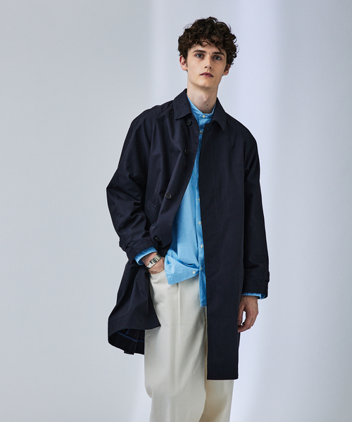 ABAHOUSE（アバハウス） ステンカラーコート コート 「玉虫ツイル