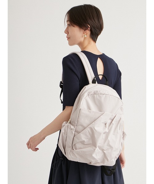 emmi デイバック リュック 「ONLINE限定カラー」eco 撥水ギャザー