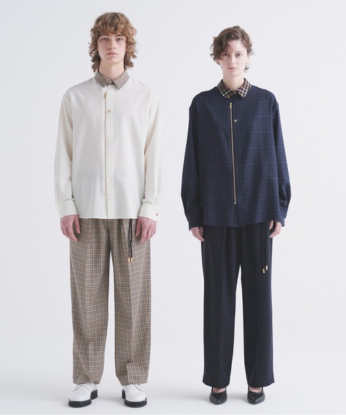 CULLNI（クルニ） シャツ CULLNI for DAKS LONDON Front Zip Shirt