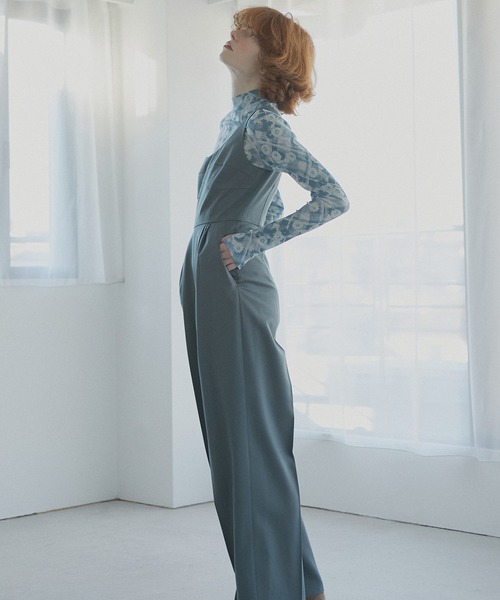 LE CIEL BLEU（ルシェルブルー） パンツドレス ワンショルダージャンプ